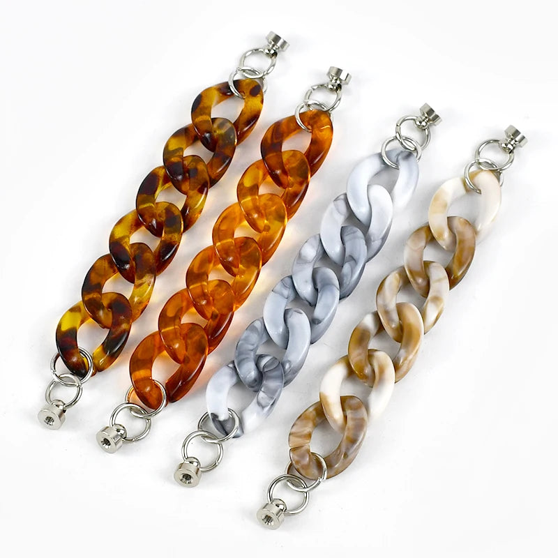 Deepeel AL518 15CM Phone Chains Mobile Phone Acrylic Chain Lanyard Call Phone Straps Holder for Girls