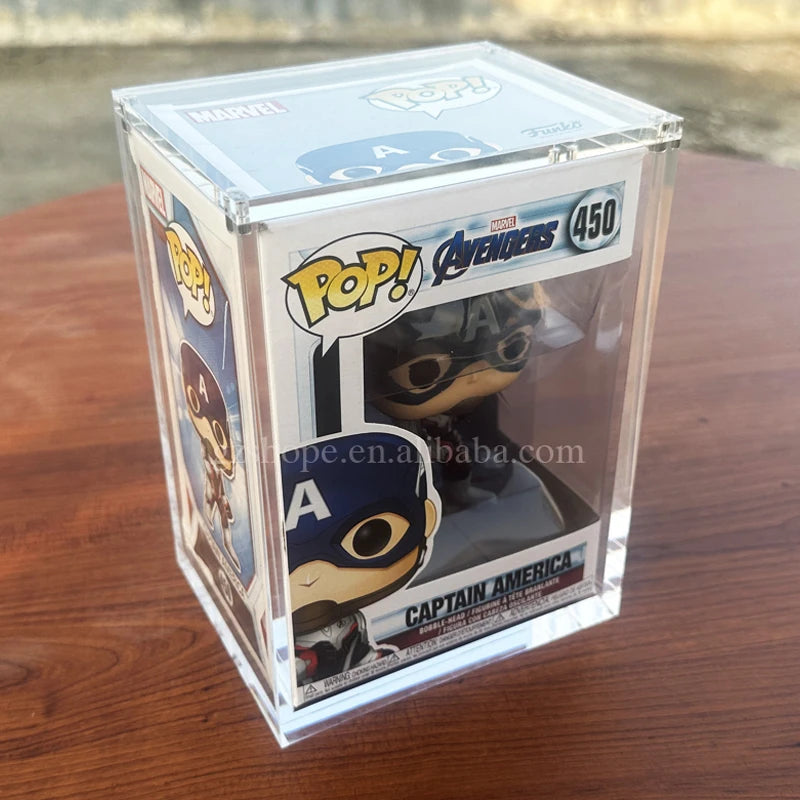 Wholesale Stack Magnetic Funko Pop Hard Case Acrylic for 4inch Anime Funko Pop Protector Display Case