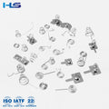 Battery Contacts AA Springs Metal Nickel Negative to Positive Conversion Plated Replacement for Remote Control Battery Charger MegaBDM
