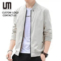 Liu Ming Cheap Wholesale Autumn New Products Men Casual Streetwear Male Coats Windbreaker Simple Bomber Jackets