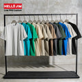 Oversize Man Unisex Plain 100% Cotton Drop Shoulders Heavy Hight Quality Tshirt Coton 400 Gsm t Shirt