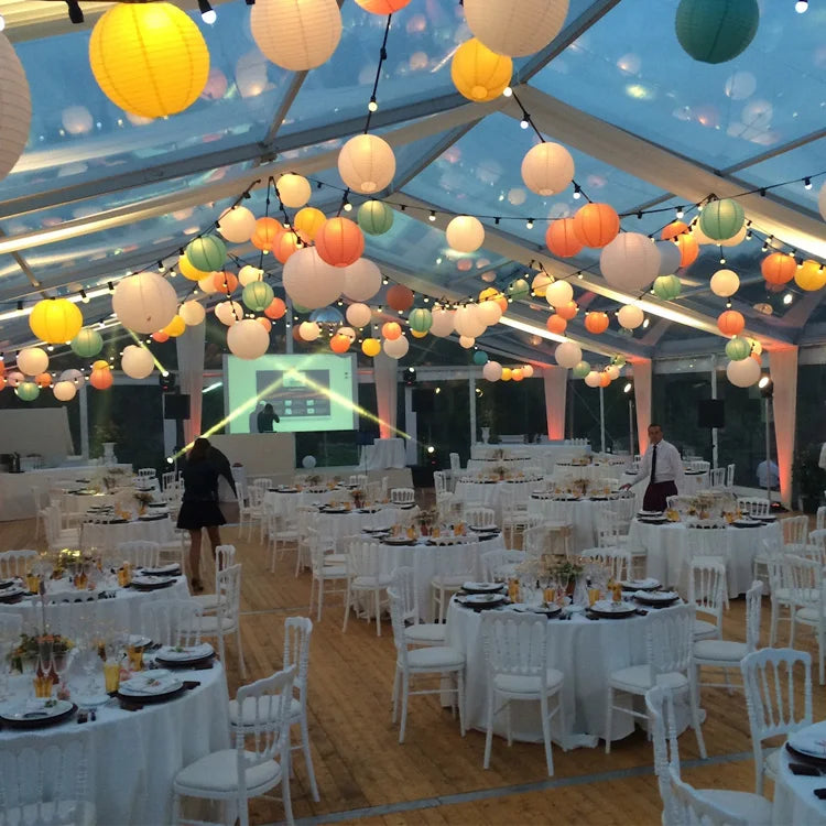 Luxury Transparent Clear Roof Wedding Tent Romantic Party for 500 People Marquee