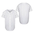 Cheap Blank Fashion Baseball Uniform Shirts Wholesale Custom Pinstripe Baseball Jersey for Men