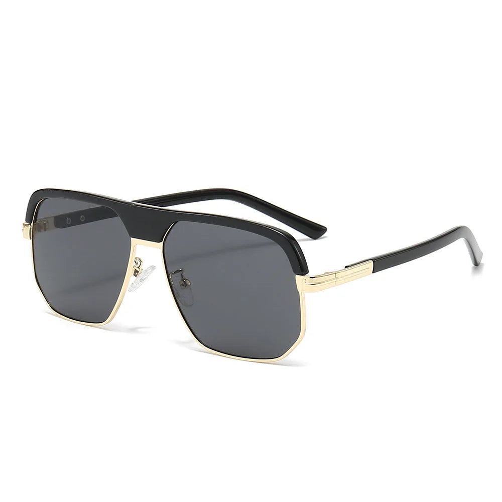 Ins Trend 2024 Classic square Sun Glasses for Men Retro Custom Eyeglasses logo Fashion Luxury Sunglasses Women High Quality