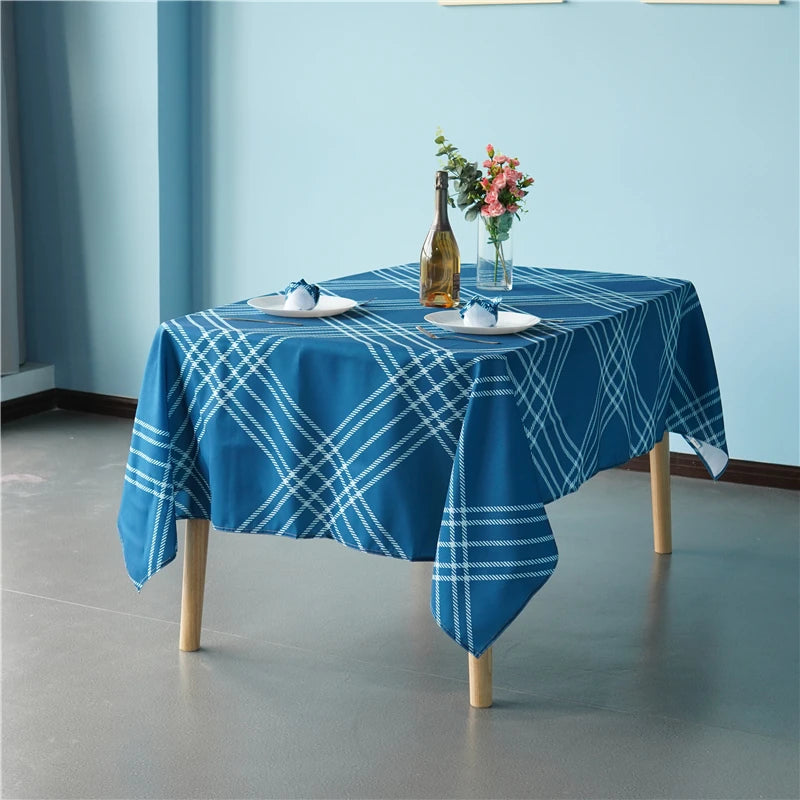 60x102 Inch Woven Polyester Durable Reusable Home Use Tablecloth