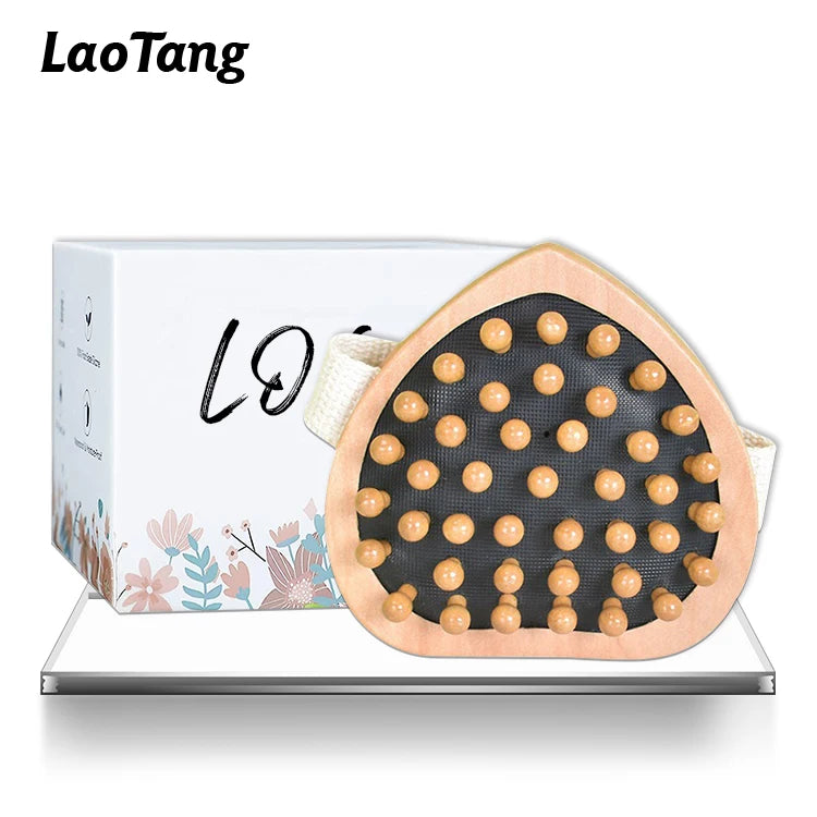 Natural Wooden Massagers Wood Hand-held Massager Body Brush Cellulite Massage Reduction