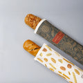 Custom Logo Eco-Friendly Reusable Cotton Bread Bag with Waterproof Zipper Double Lining Folding Style and Plain Pattern