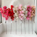K-0117 Fast Delivery Silk Cherry Blossom Tree Branch Artificial Sakura Flower Cherry Flowers for Wedding Home Decor