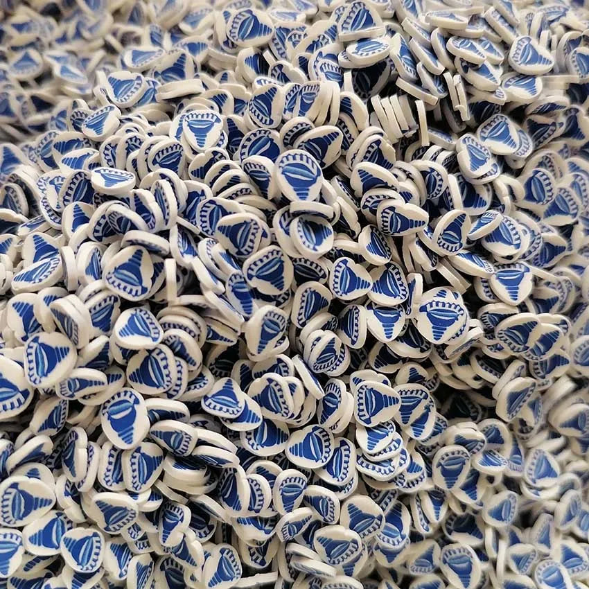 1KG DIY Craft Slime Sprinkles Blue Sea Conch Marine Animal Polymer Clay  Sprinkles Slices