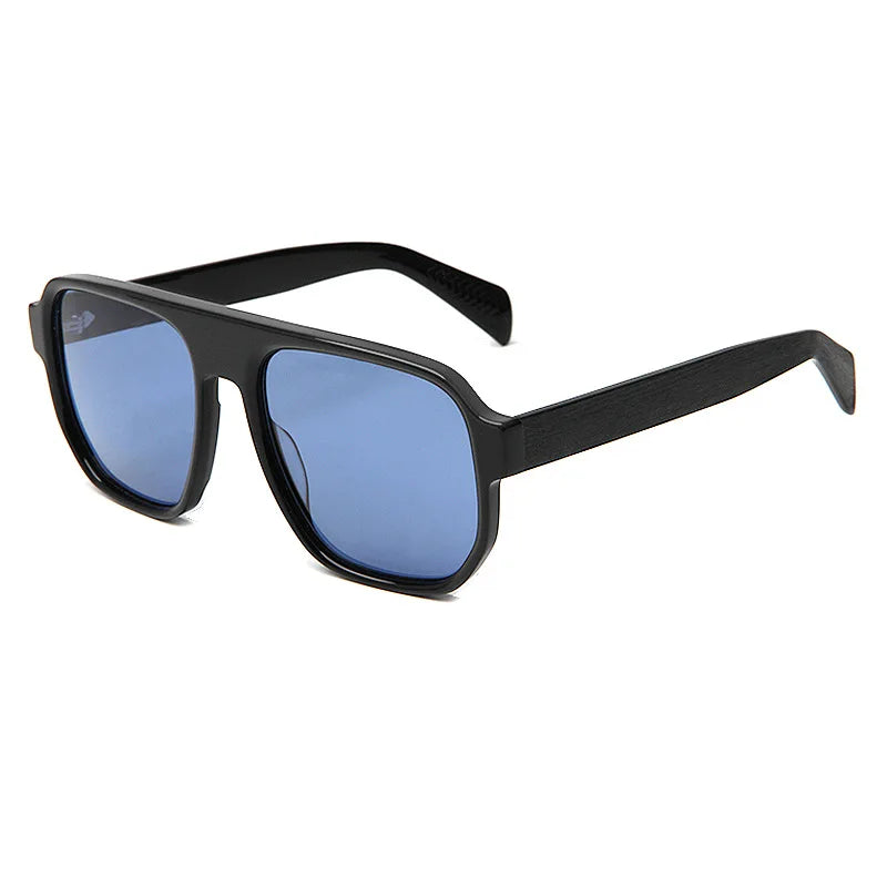 Polarized Oversized Square Sunglasses Logo 2026 Designer Sunglasses Famous Brands Personalized Acetate Sunglasses