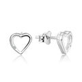 925 Sterling Silver New Earrings Studs Woman Stylish Rhodium Simple Earrings
