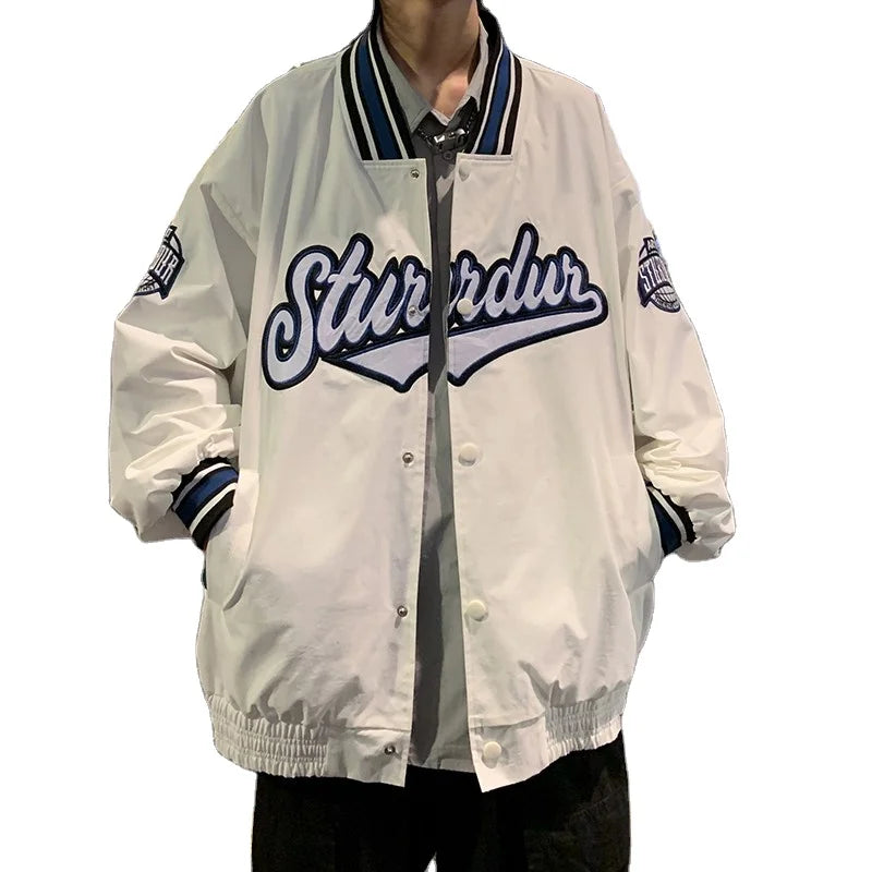 Lovers Wear Jackets I Super Fire Loose Korean Fashion Brand French Spring and Autumn Baseball Clothes