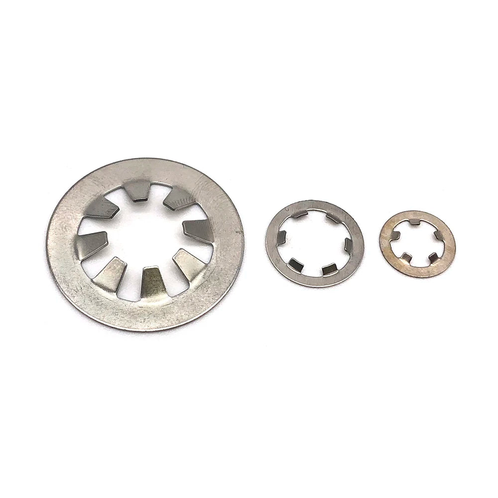 304 Stainless Steel DIN67 M3 M4 M5 M6 M8 M10 Conical Serrated Lock Washer External Tooth Funnel Saw-Shaped Locking Washer