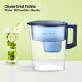 OEM Portable Mini 7 Cup Home Drinking Water Filter Purifier Eco-friendly Alkaline Water Pitcher for Car Outdoor Use Factory 3.5L