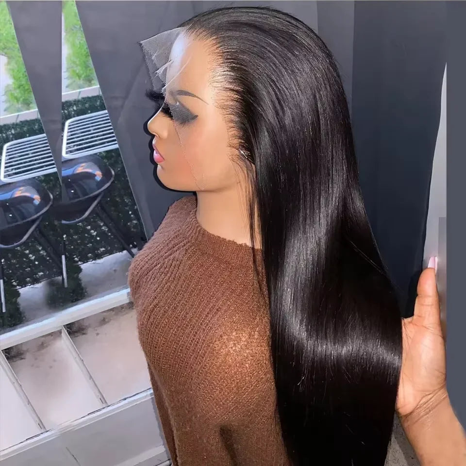 150% 180% 250% Wholesale Cheap 4x4 Lace Closure Wig Vendors 100% Aligned Cuticle Wig 4x4 Closure Straight Human Hair Wigs