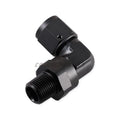 New Arrival Aluminum Black Anodized Swivel 90 Degree AN10 to 3/8" NPT Fittings