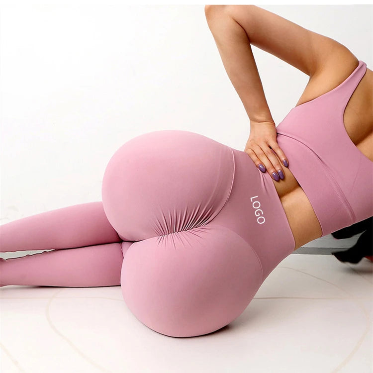 Gym Yoga Leggings for Women Seamless Tight Legging High Waist Scrunch Butt Workout Running Yoga Pants Leggings for Sport