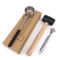 Coconut Opener Stainless Steel Tool Hammer Tender Set Fruit Cart Machine Convenient Operation Mouth the Green Product