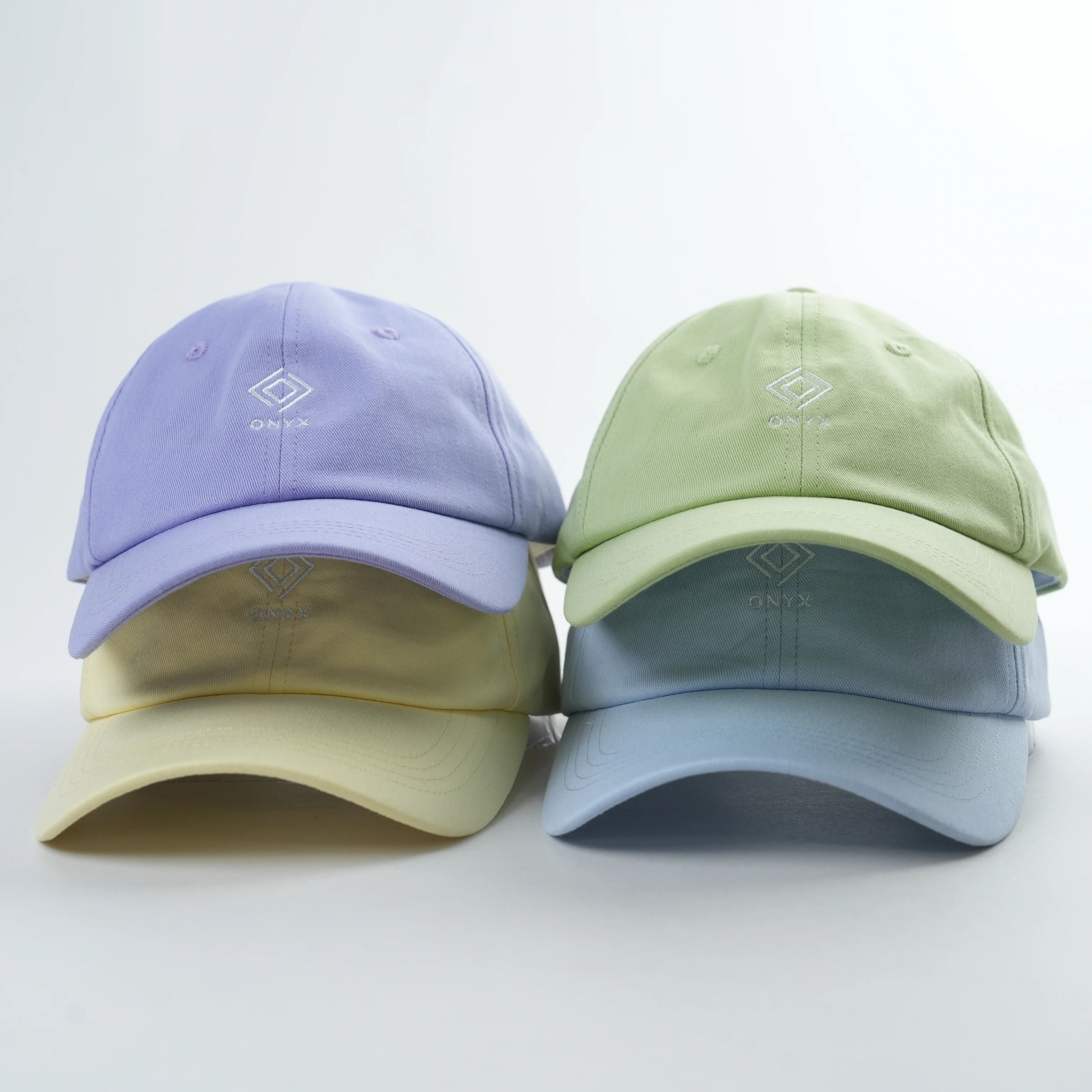 OEM Logo Embroidered Cotton Curved Brim Dad Hat Twill Plain Sports Baseball Caps Adjustable Dad Hat