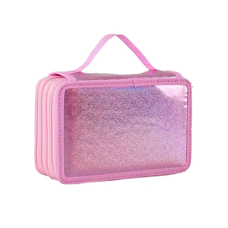 Large Capacity School Stationery Box Pencil Bag for Girls New Primary School Students Junior High Students Pencil Bag Light