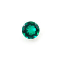 High Quality Lab Created Zambian Emerald Round Shape 1mm to 12mm Hydrothermal Emerald Stone Loose Gemstone for Jewelry