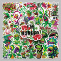 50PCS Factory Straight Hair Design Creative Insect Catcher Stickers for Glass Bottles & Plastic Boxes