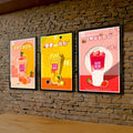 Wholesale Sign Aluminum Advertising Light Boxes Snap Frame Portable Poster Frame LED Illuminated Slim Ultra Thin Light Box