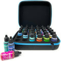 Hard Shell EVA Alcohol Ink Storage Case with Pre Cut Foam Insert Portable 30 Bottle Shockproof Alcohol Ink Organizer Bag
