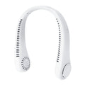 2024 New Arrivals 1200Mah Usb Portable Neck Fan Rechargeable Mini Charging Fan Outdoor Quick Cooling Sports Style Hands-Free