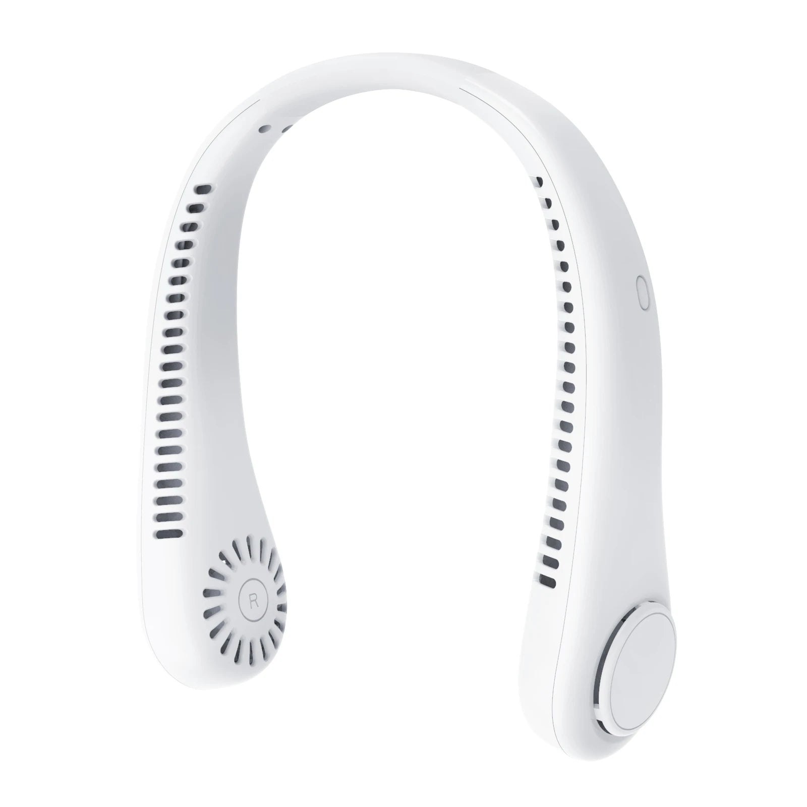 2024 New Arrivals 1200Mah Usb Portable Neck Fan Rechargeable Mini Charging Fan Outdoor Quick Cooling Sports Style Hands-Free