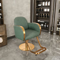 Hot Sell Eco-Friendly Synthetic Leather Barber Chair 360 Degree Rotation Height Adjustable Modern Design for Barbershop Salon