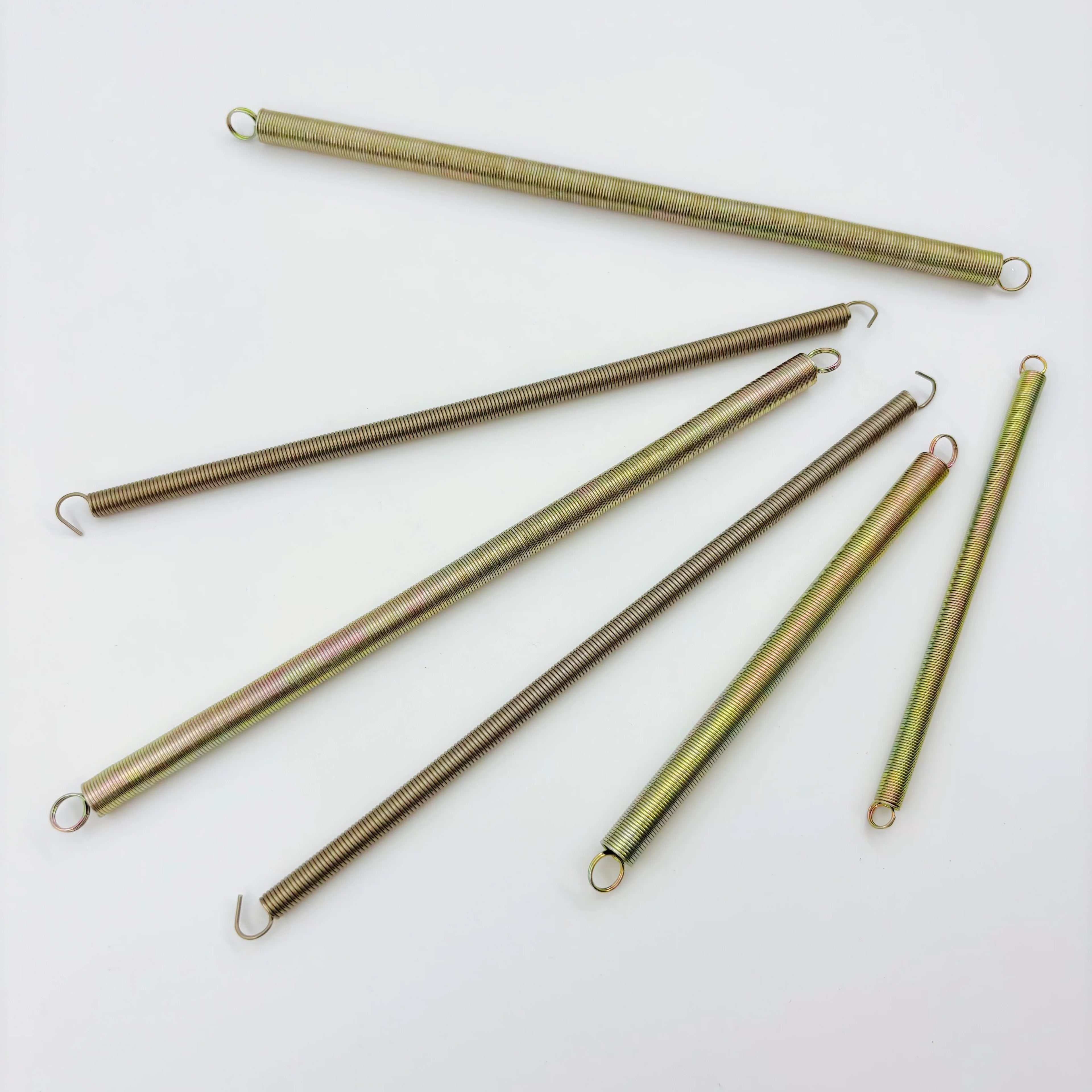 Factory Direct Sales Stainless Steel Coil Industrial Curtain Rod Tension Spring with Movable Hook