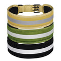 2025 New Design Reflective Nylon Thick Soft Padded Training Collar for Large Dog Super Width Pit Bull Dog Collar