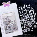 Hot Sale Wholesale AB Nail Art Rhinestones Glass Accessories Mixed Sizes Irregular Shape Decoration for Nail Salons DIY Beauty