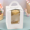 Personalized Single Cupcake Gift Box Cupcake Box Wedding Decoration Birthday Party Candy Box