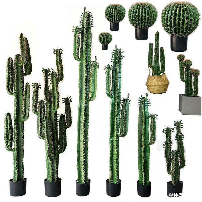 OV Brand Indoor Decor Artificial Cactus Plant Fake Plastic for Decorative Purpose