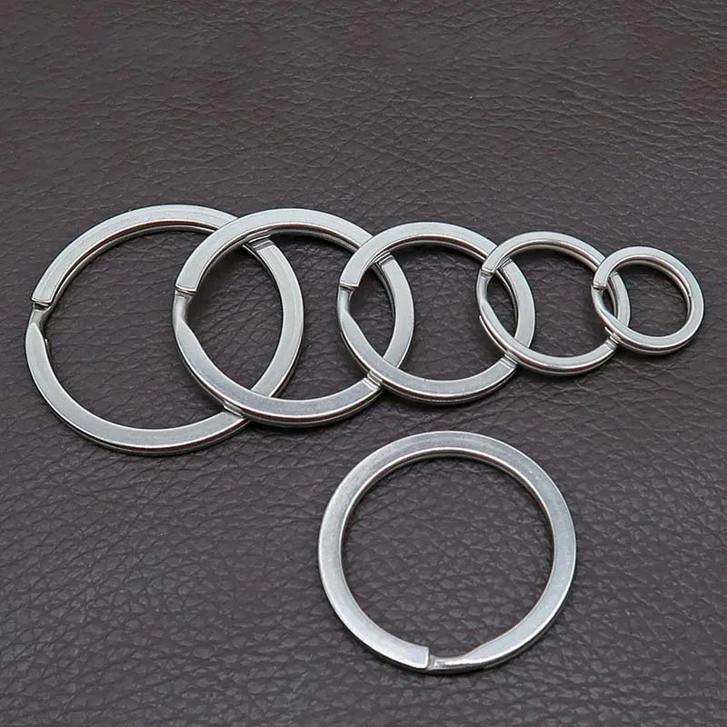 Stainless Steel Fishing Split Rings High Strength Split Rings W/ Box Fishing Accessories for Fishing Lure Connectors