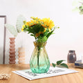 Popular Newest Wholesale Super Cheap Colored Desk Floor Home Decor Flower Glass Vase