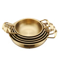 Stainless Steel Seafood Rice Pot Home Cooking Paella Pan Picnic Snack Plates Cookware Saucepan Dry Pots with Handle for Kitchen