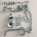 Banana Greenhouse Farm Hardware Cableway Wheel Trolley Roller for Transport Galvanized Hanging Roller