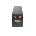 N Rectangular Li-Ion Prismatic Battery Holder Box Bracket Metal Durable Movable ROHS Certified Customizable Black Model QHY-05