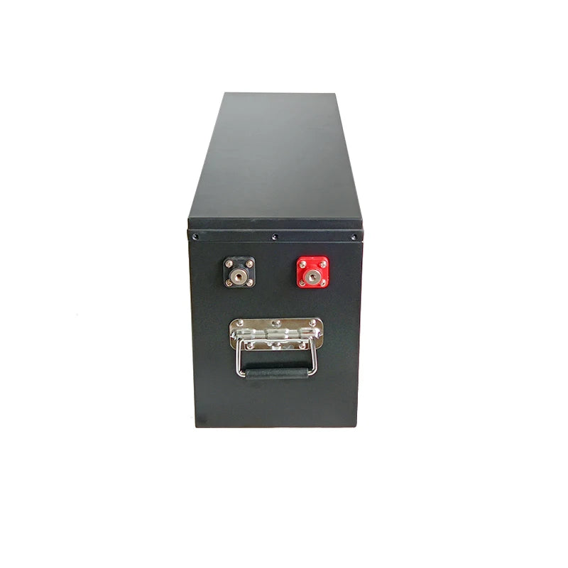 N Rectangular Li-Ion Prismatic Battery Holder Box Bracket Metal Durable Movable ROHS Certified Customizable Black Model QHY-05