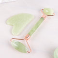 Huiying New jade roller stone scraping heart shape gua sha for facial lifting and tightening kit