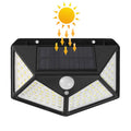 Pir Sensor Solar Led Wall Light Ip65 Sunlight Powered Ac 110V Abs Solar Garden Lights Outdoor Waterproof Led
