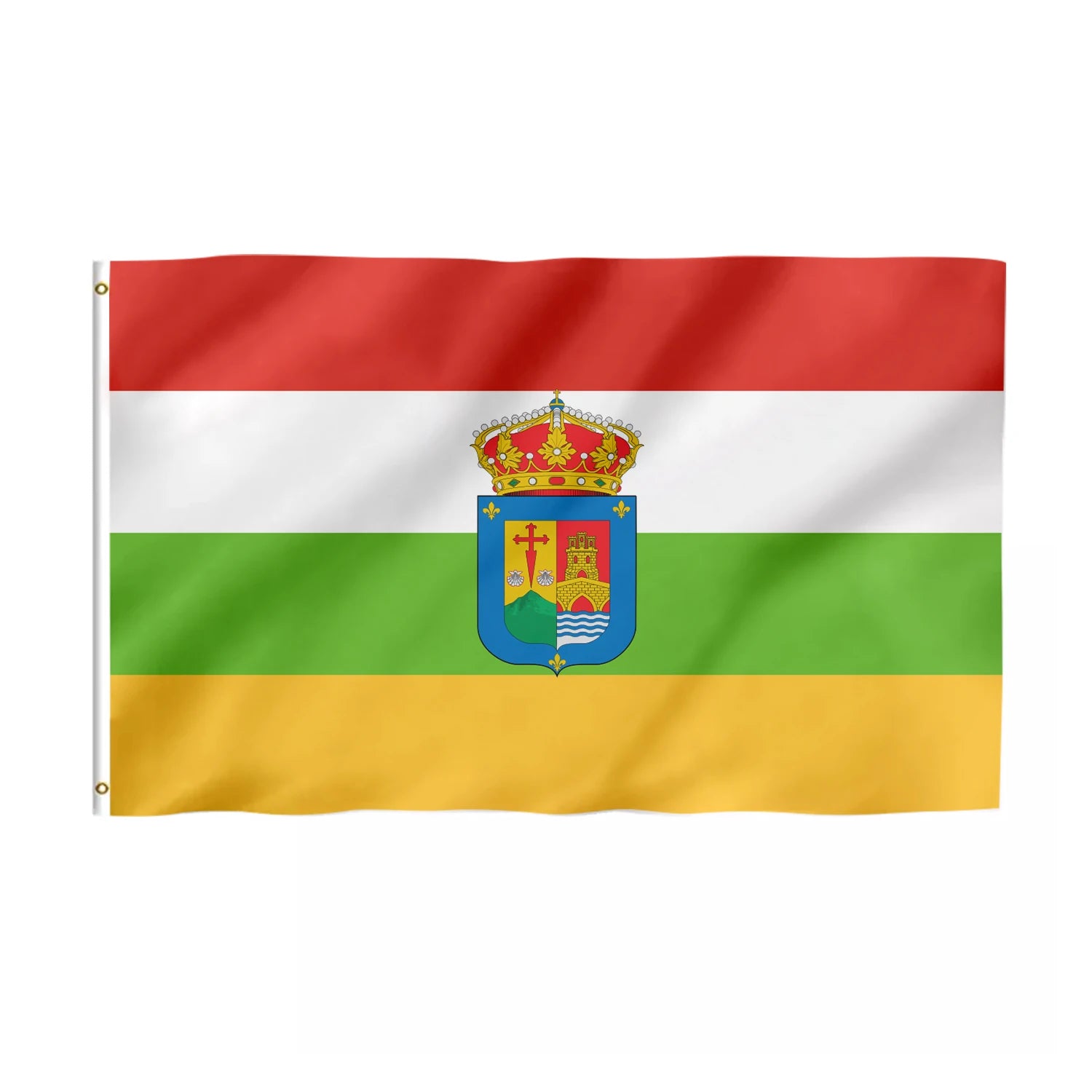 High-quality 100% Polyester Spanish Election Flag and Banner Customized La Rioja Flag