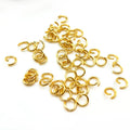 S1159 200pcs/bagHigh Quality 4mm 5mm 6mm 7mm 8mm 10mm 12mm 18K Gold Plated Stainless Steel Open Jump Rings MegaBDM