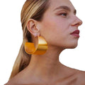 2023 New Arrival Cross Border Large Earrings African Women's Large Gold African Hoop Stainless Steel Earrings Jewelry