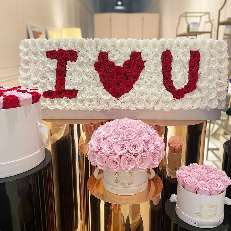 Cadeau Saint Valentin 2026 Valentine's Day Gift Ideas 2023 Eternal Forever Preserved Rose Flower Gift for Valentines Day