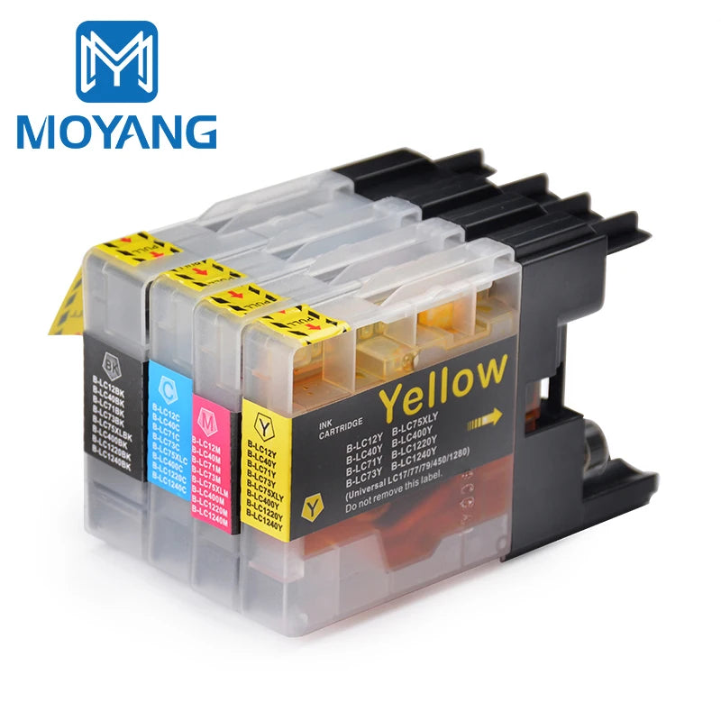MoYang Compatible for Brother LC75 Ink Cartridge MFC-J432W/J430W/J6510DW/J435W/J835DW/J280W/J425W/J5910CDW/J825N/J955DN Printer MegaBDM