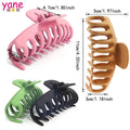 Fancy Hair Accessories About 11 cm Hair Claws and Acrylic Matte Effect for Lady